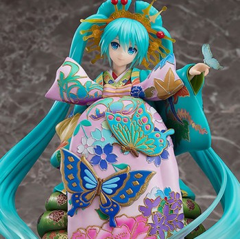 [입고완료] [굿스마일컴퍼니] 캐릭터 보컬 시리즈 01 하츠네 미쿠 초가부키 쿠루와코토바 아와세카가미 Ver. 1/7﻿