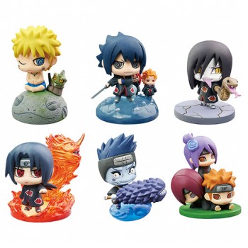 [입고완료] [메가하우스] 푸치캐러랜드 나루토 질풍전 소환술! 나루토와 아카츠키 편 제2탄 6개입 BOX (재판)