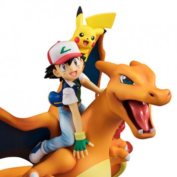 [입고완료] [메가하우스] G.E.M. 시리즈 포켓몬스터 사토시(지우) & 피카츄 & 리자몽 (재판)