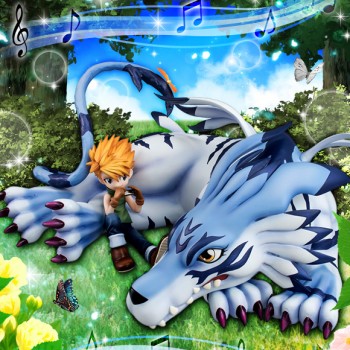 [입고완료] [메가하우스] G.E.M. 시리즈 디지몬 어드벤처 가루몬 & 이시다 야마토(매튜) (메가토레샵 한정)