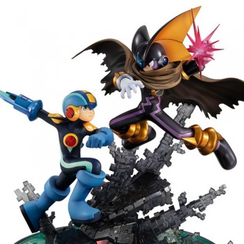 [입고완료] [메가하우스] 게임 캐릭터즈 콜렉션 DX 록맨 에그제 록맨 VS 포르테 (메가토레샵 한정)