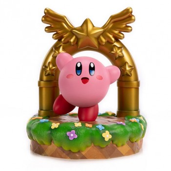 [입고완료] [First 4 Figures] 별의 커비 시리즈 커비 with 골드 도어 PVC 스태츄 피규어