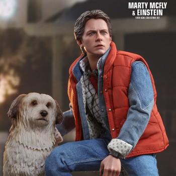 [입고완료] [핫토이] MMS573 백 투 더 퓨처 마티 맥플라이 & 아인슈타인 1/6 [토이사피엔스 한정]