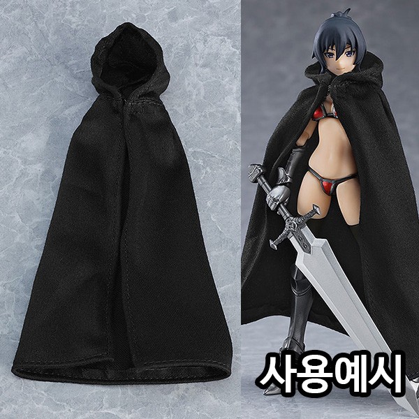 [입고완료] [맥스팩토리] Figma (피그마) Styles 심플 망토 (블랙)