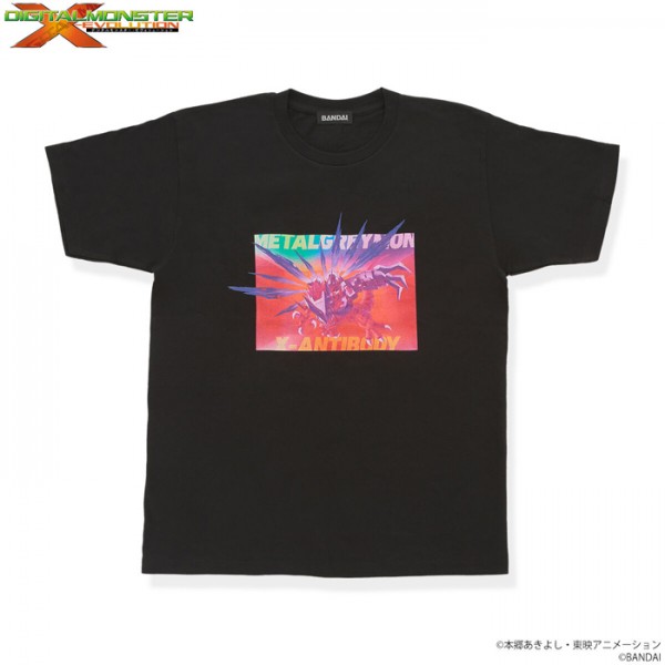 [23년 04월 발매] [반다이] X항체 디지몬 티셔츠 메탈그레이몬 (X항체)