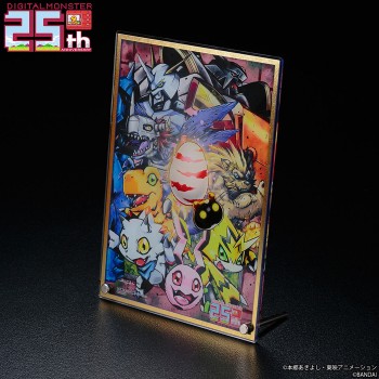 [23년 04월 발매] [반다이] 디지몬 디지털 몬스터 25주년 기념 아크릴보드 (기념 비쥬얼 디자인)