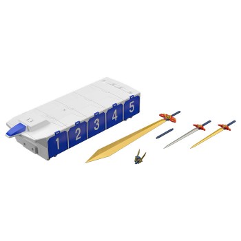 [입고완료] [반다이] SMP [SHOKUGAN MODELING PROJECT] 용자특급 마이트가인 카이저 캐리어 & 폭풍을 부르는 동륜검 스폐셜 세트 (한정)